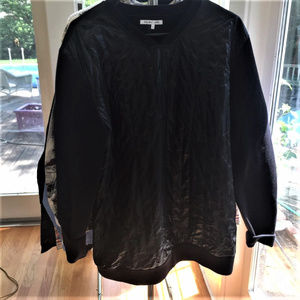 Helmut Lang black designer sweater